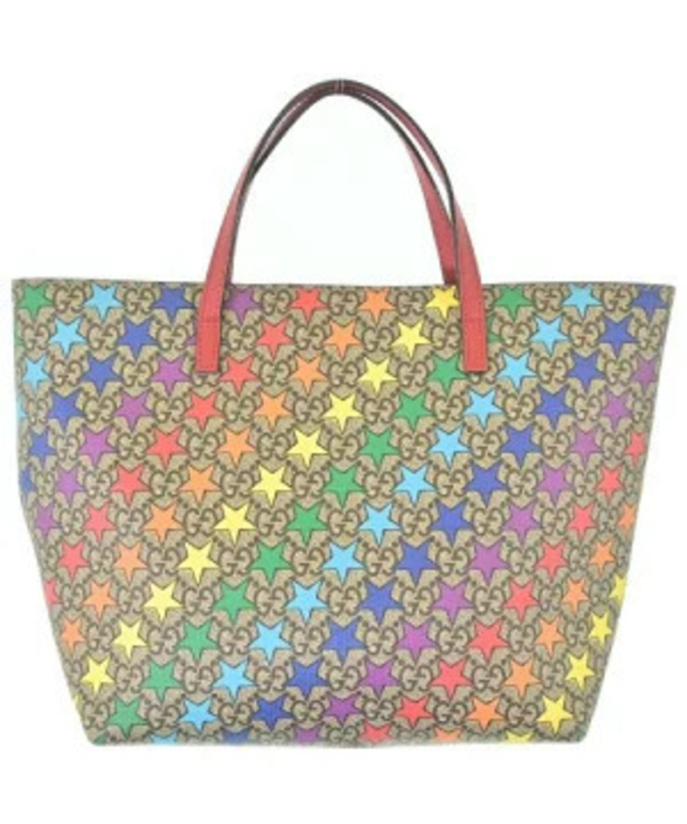 Gucci GG Supreme Rainbow Star Tote Bag monogram multicolored star
